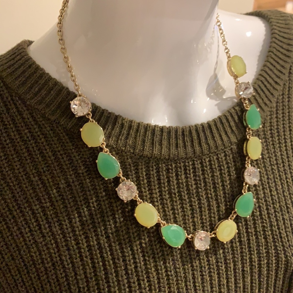 J. Crew Turquoise Statement Necklace - Picture 3 of 5